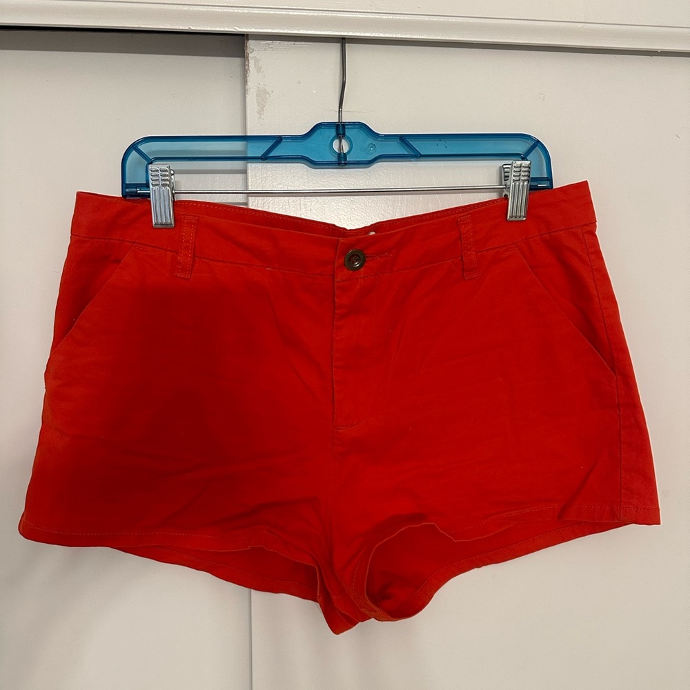Forever 21 Red/Orange Shorts
